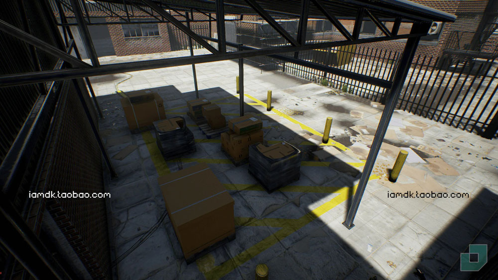 UE模型 模块化仓库厂房场景3D设计素材 Unreal Engine – Warehouse Equipment_img_2