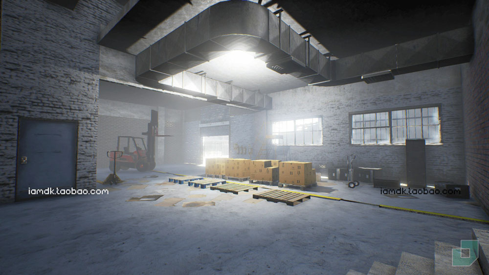 UE模型 模块化仓库厂房场景3D设计素材 Unreal Engine – Warehouse Equipment_img_2