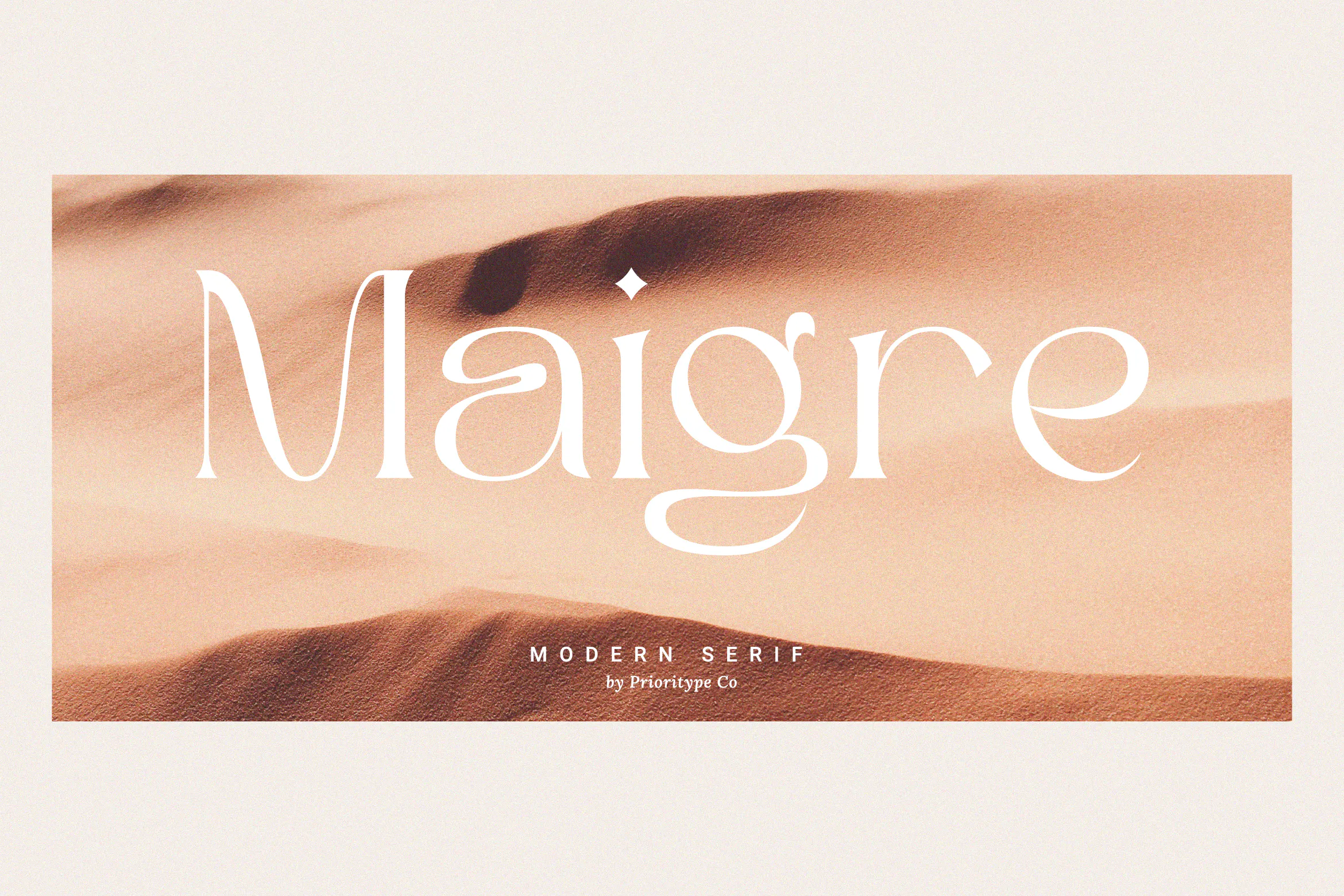 优雅杂志品牌徽标logo设计衬线英文字体 Maigre - Modern Serif_img_2