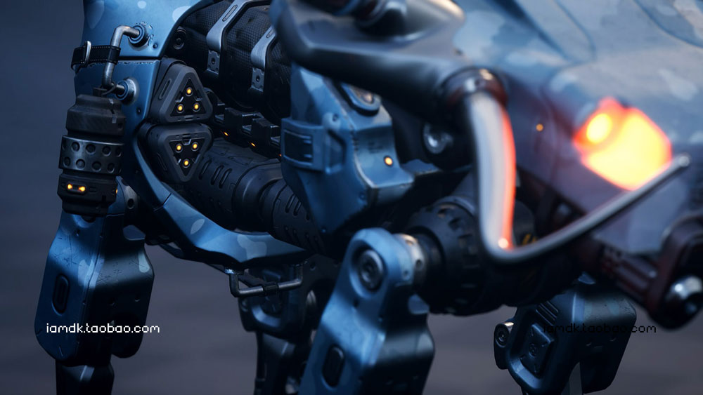 UE模型 未来科幻机甲机器人3D设计素材 Unreal Engine – Sci fi Bull Mech_img_2