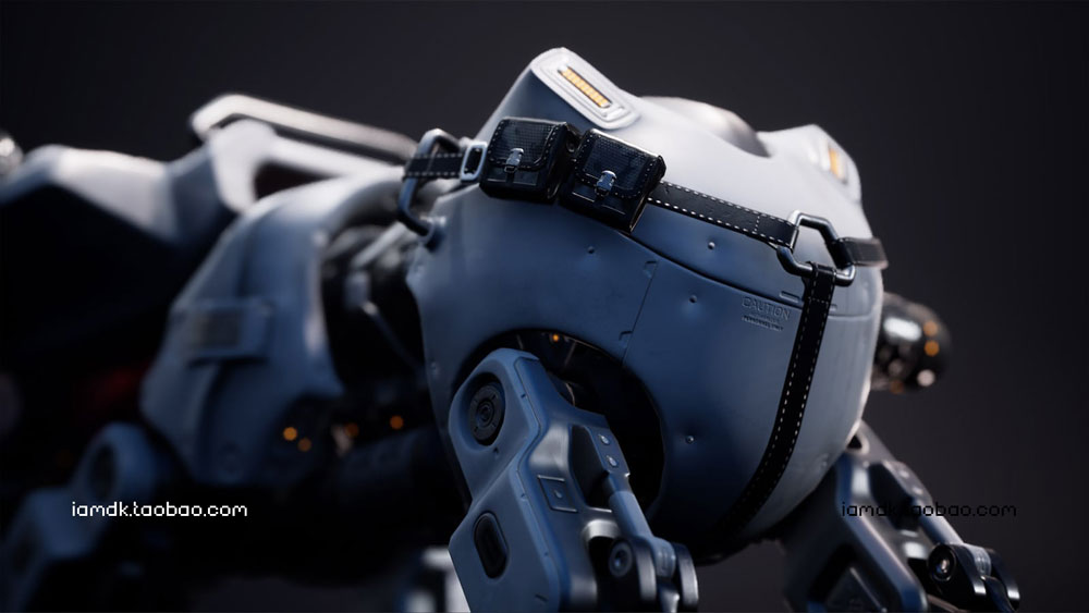 UE模型 未来科幻机甲机器人3D设计素材 Unreal Engine – Sci fi Bull Mech_img_2