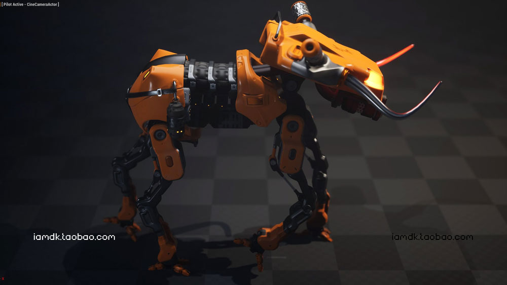 UE模型 未来科幻机甲机器人3D设计素材 Unreal Engine – Sci fi Bull Mech_img_2