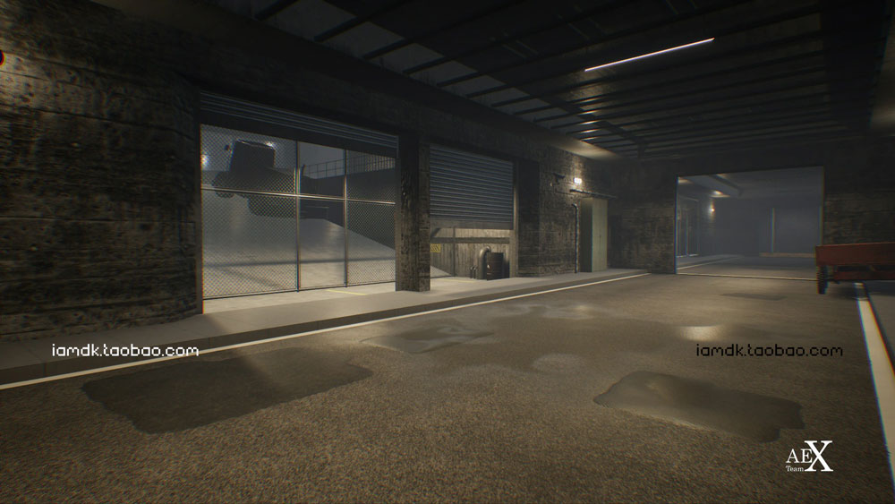 UE模型 未来科幻地下避难所仓库场景3D设计素材 Unreal Engine - Modular Underground Environment_img_2