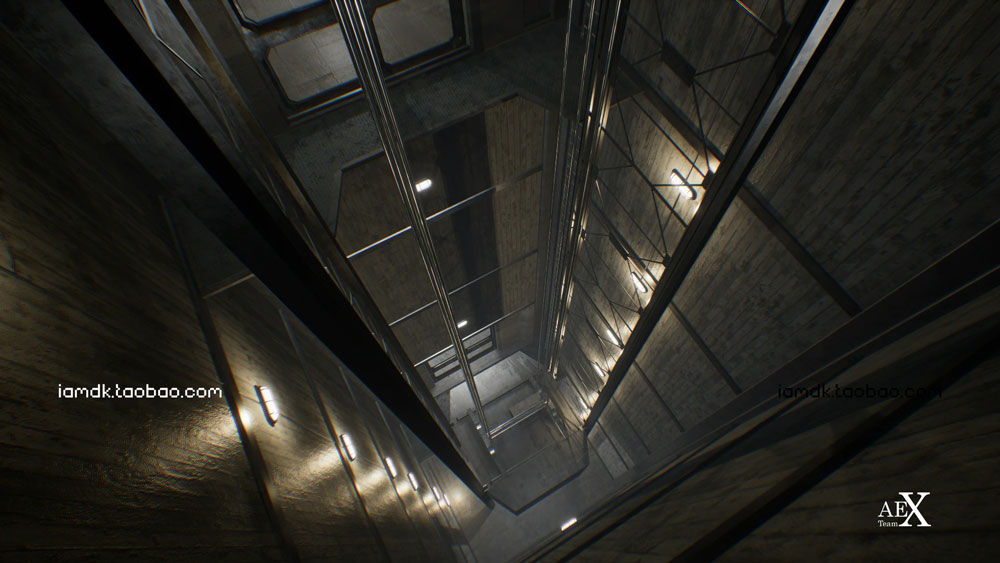 UE模型 未来科幻地下避难所仓库场景3D设计素材 Unreal Engine - Modular Underground Environment_img_2