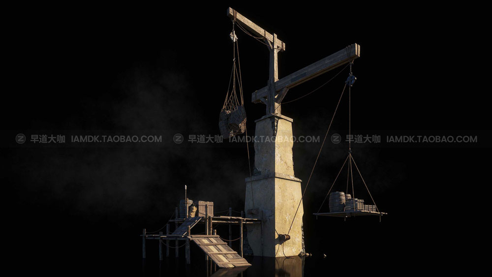 【78.7G】海岛港口码头建筑楼房3D模型 C4D/MAX/FBX/OBJ/Maya/Blender等 Kitbash3D – Treasure Island_img_2