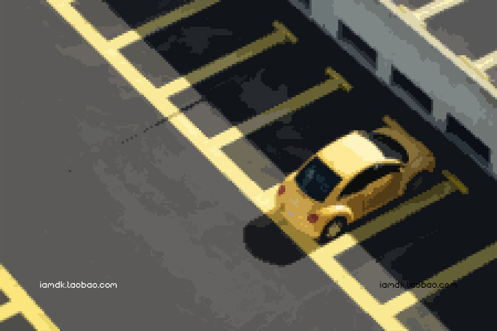 潮流故障失真像素颗粒粒子照片修图特效PS样机模板源文件 Pixels Photo Effect_img_2