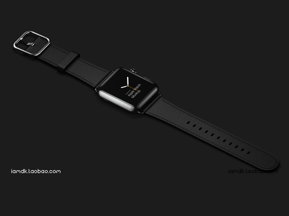 高级Apple Watch 4智能手表屏幕演示样机模板 Apple Watch 3 Mockups_img_2