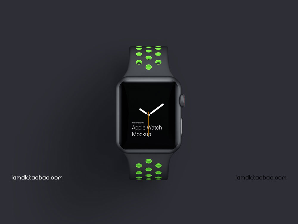 高级Apple Watch 4智能手表屏幕演示样机模板 Apple Watch 3 Mockups_img_2