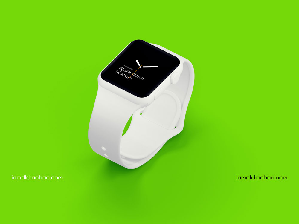 高级Apple Watch 4智能手表屏幕演示样机模板 Apple Watch 3 Mockups_img_2