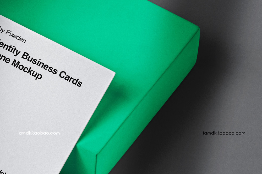 时尚商务个人名片卡片设计展示贴图样机PSD模板 Identity Brand Psd Business Card Mockup_img_2