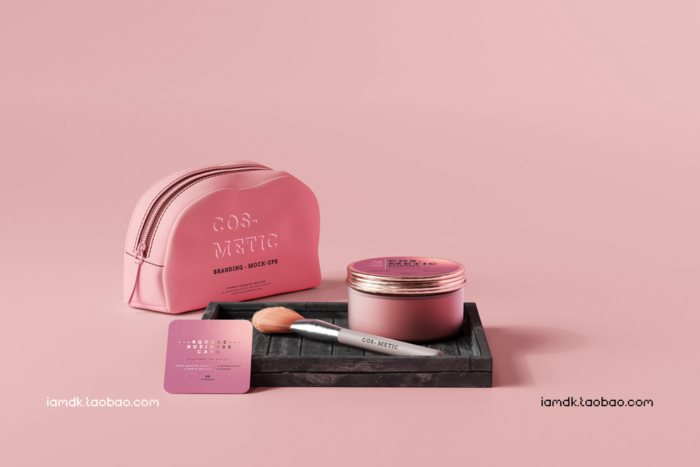 101款化妆品品牌Logo设计名片包装瓶册子展示贴图样机PSD模板 101 Cosmetic Branding Mockup Scenes_img_2