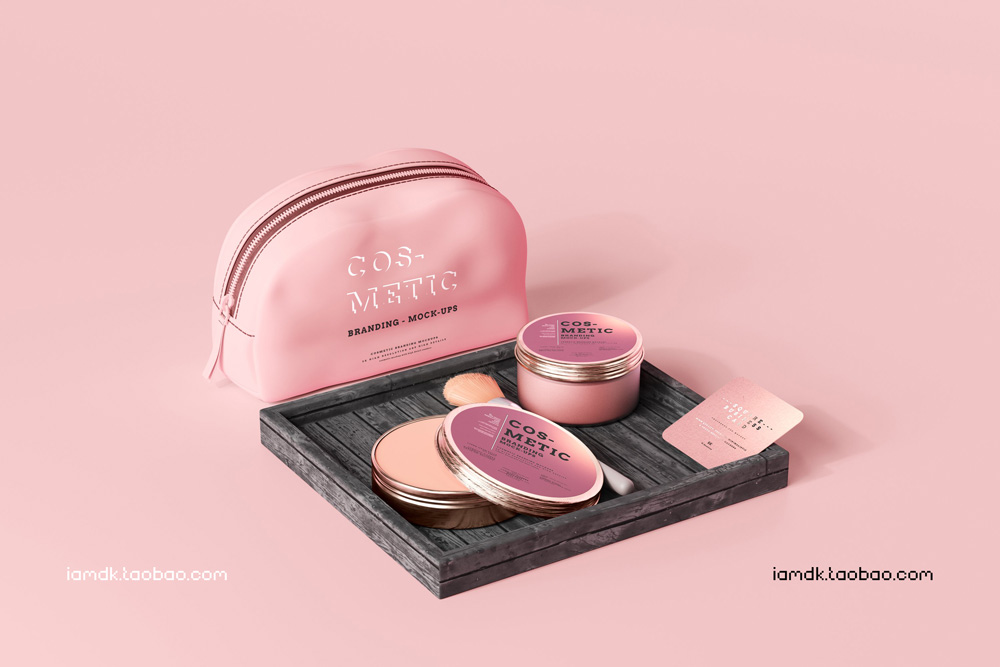 101款化妆品品牌Logo设计名片包装瓶册子展示贴图样机PSD模板 101 Cosmetic Branding Mockup Scenes_img_2