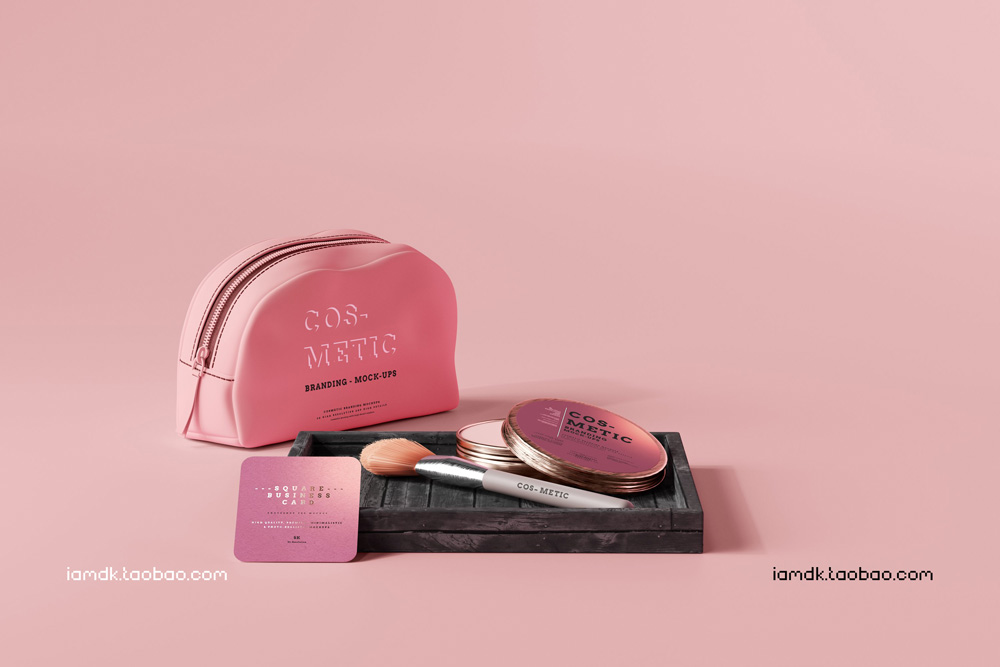 101款化妆品品牌Logo设计名片包装瓶册子展示贴图样机PSD模板 101 Cosmetic Branding Mockup Scenes_img_2