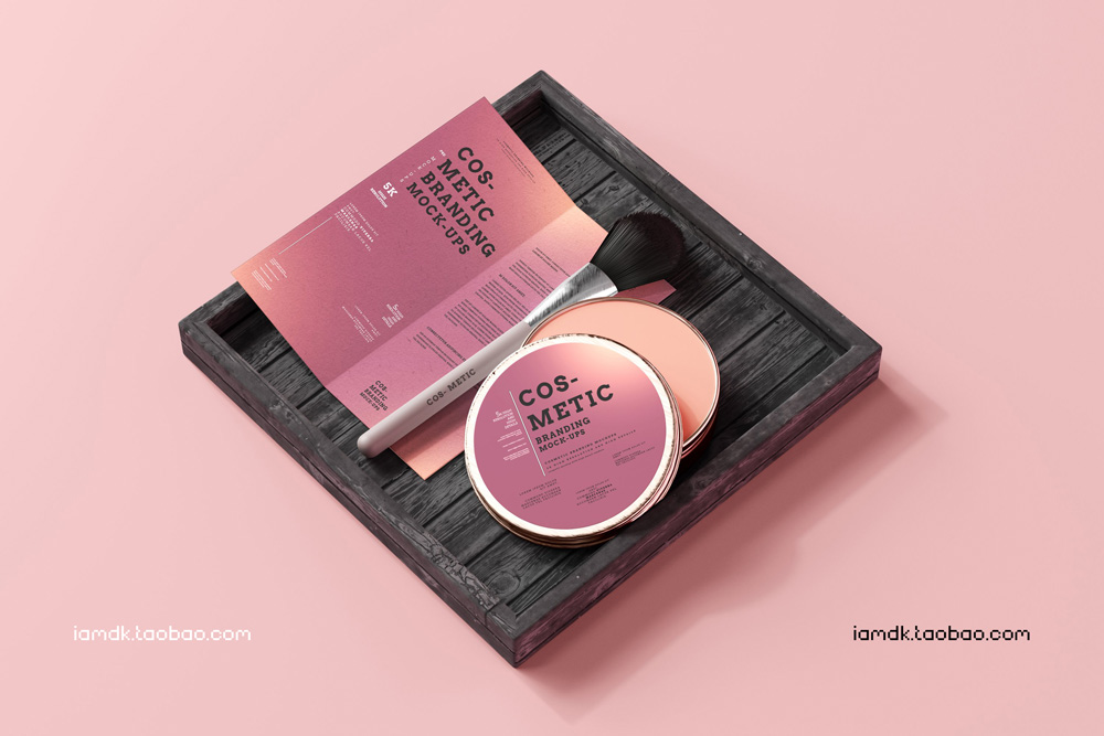 101款化妆品品牌Logo设计名片包装瓶册子展示贴图样机PSD模板 101 Cosmetic Branding Mockup Scenes_img_2