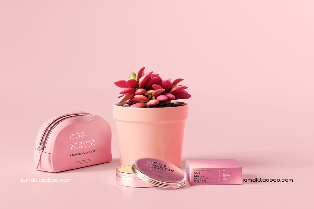 101款化妆品品牌Logo设计名片包装瓶册子展示贴图样机PSD模板 101 Cosmetic Branding Mockup Scenes_img_2