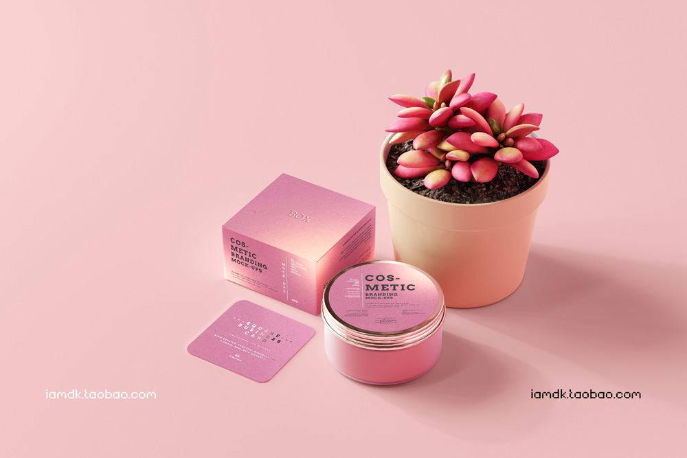 101款化妆品品牌Logo设计名片包装瓶册子展示贴图样机PSD模板 101 Cosmetic Branding Mockup Scenes_img_2