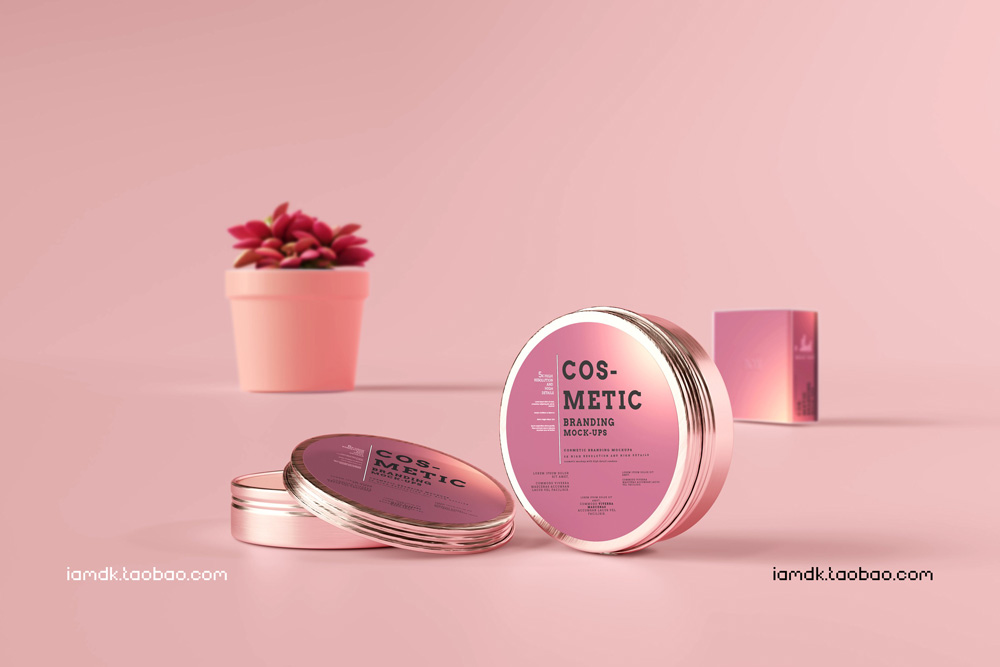 101款化妆品品牌Logo设计名片包装瓶册子展示贴图样机PSD模板 101 Cosmetic Branding Mockup Scenes_img_2