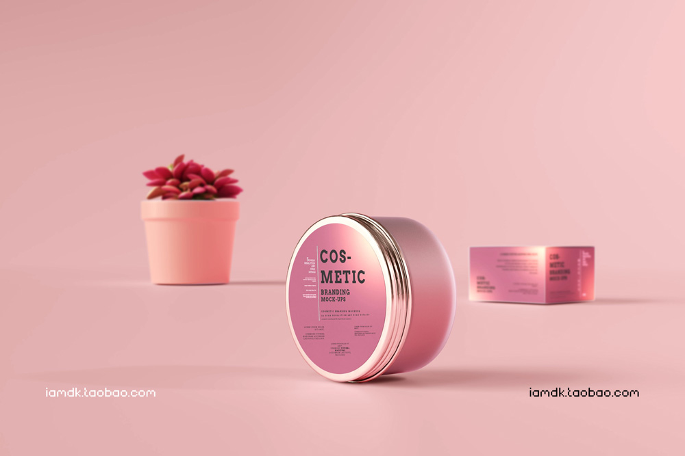 101款化妆品品牌Logo设计名片包装瓶册子展示贴图样机PSD模板 101 Cosmetic Branding Mockup Scenes_img_2