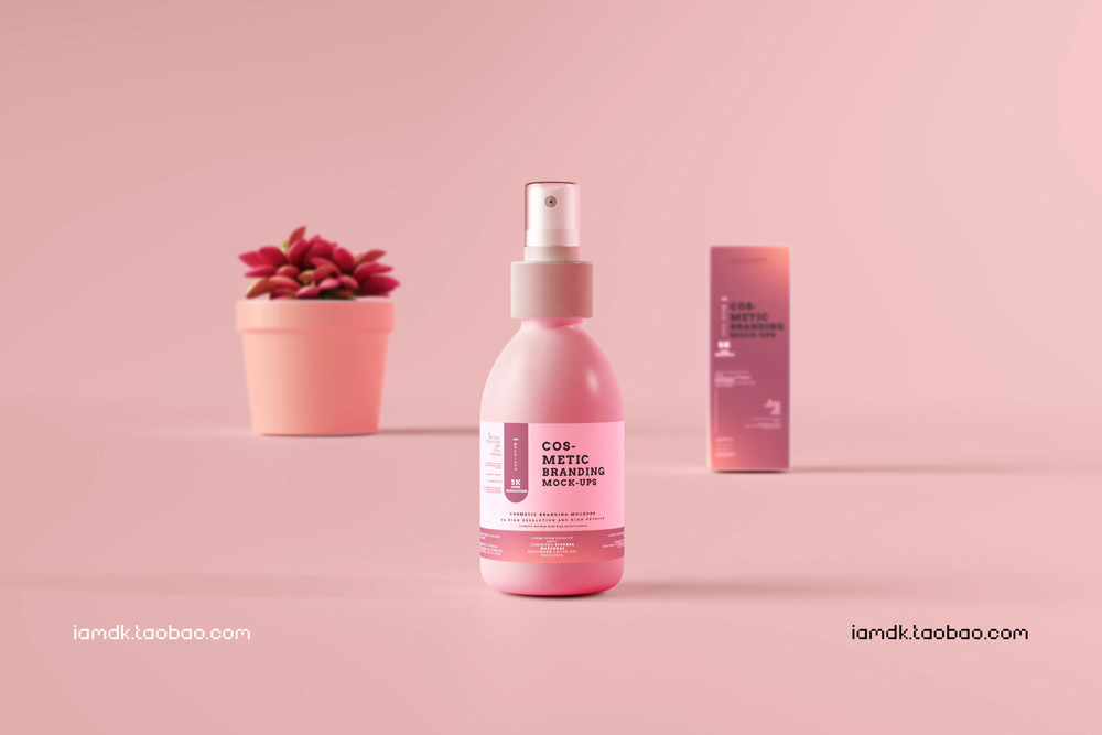 101款化妆品品牌Logo设计名片包装瓶册子展示贴图样机PSD模板 101 Cosmetic Branding Mockup Scenes_img_2