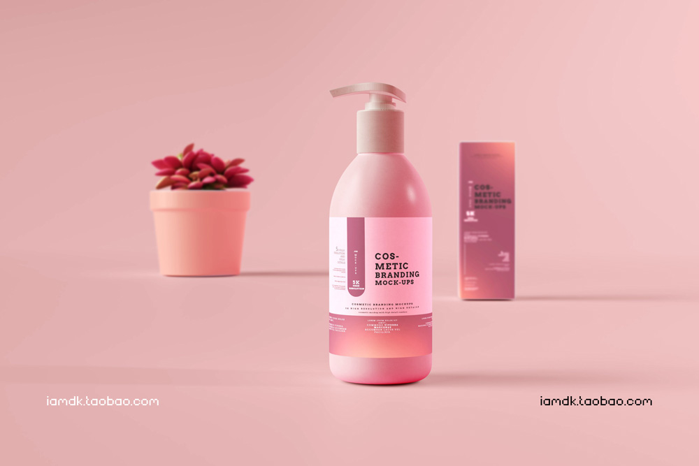 101款化妆品品牌Logo设计名片包装瓶册子展示贴图样机PSD模板 101 Cosmetic Branding Mockup Scenes_img_2