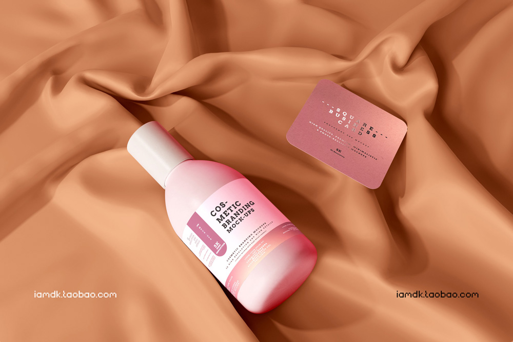 101款化妆品品牌Logo设计名片包装瓶册子展示贴图样机PSD模板 101 Cosmetic Branding Mockup Scenes_img_2