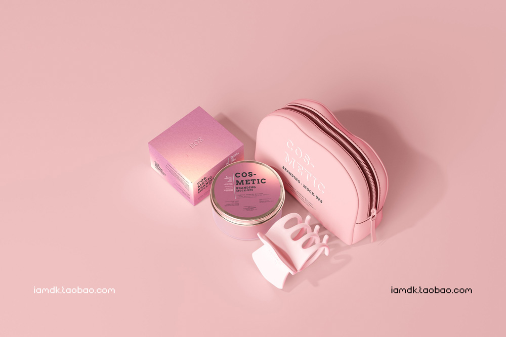 101款化妆品品牌Logo设计名片包装瓶册子展示贴图样机PSD模板 101 Cosmetic Branding Mockup Scenes_img_2