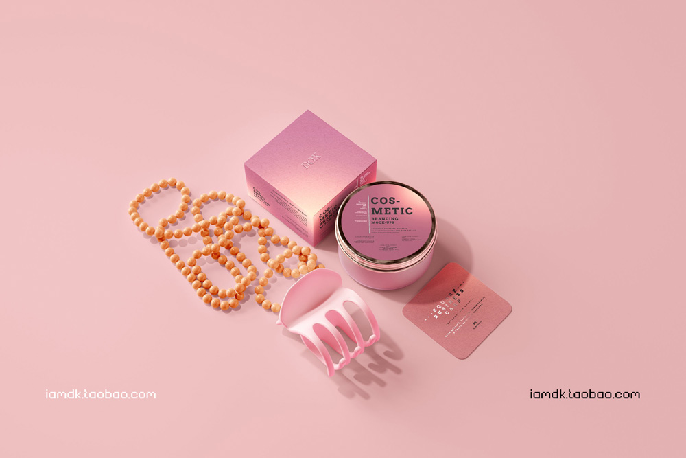 101款化妆品品牌Logo设计名片包装瓶册子展示贴图样机PSD模板 101 Cosmetic Branding Mockup Scenes_img_2