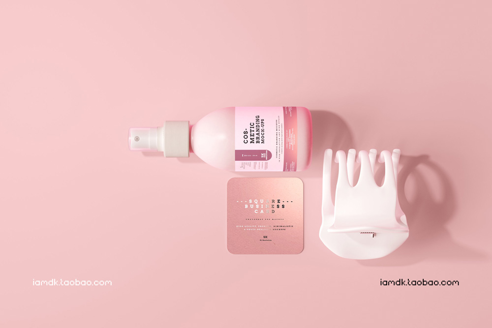 101款化妆品品牌Logo设计名片包装瓶册子展示贴图样机PSD模板 101 Cosmetic Branding Mockup Scenes_img_2