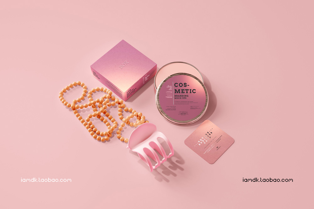 101款化妆品品牌Logo设计名片包装瓶册子展示贴图样机PSD模板 101 Cosmetic Branding Mockup Scenes_img_2