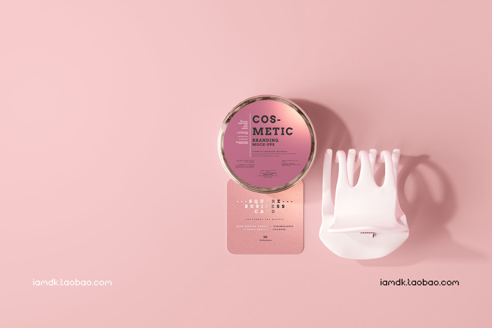 101款化妆品品牌Logo设计名片包装瓶册子展示贴图样机PSD模板 101 Cosmetic Branding Mockup Scenes_img_2