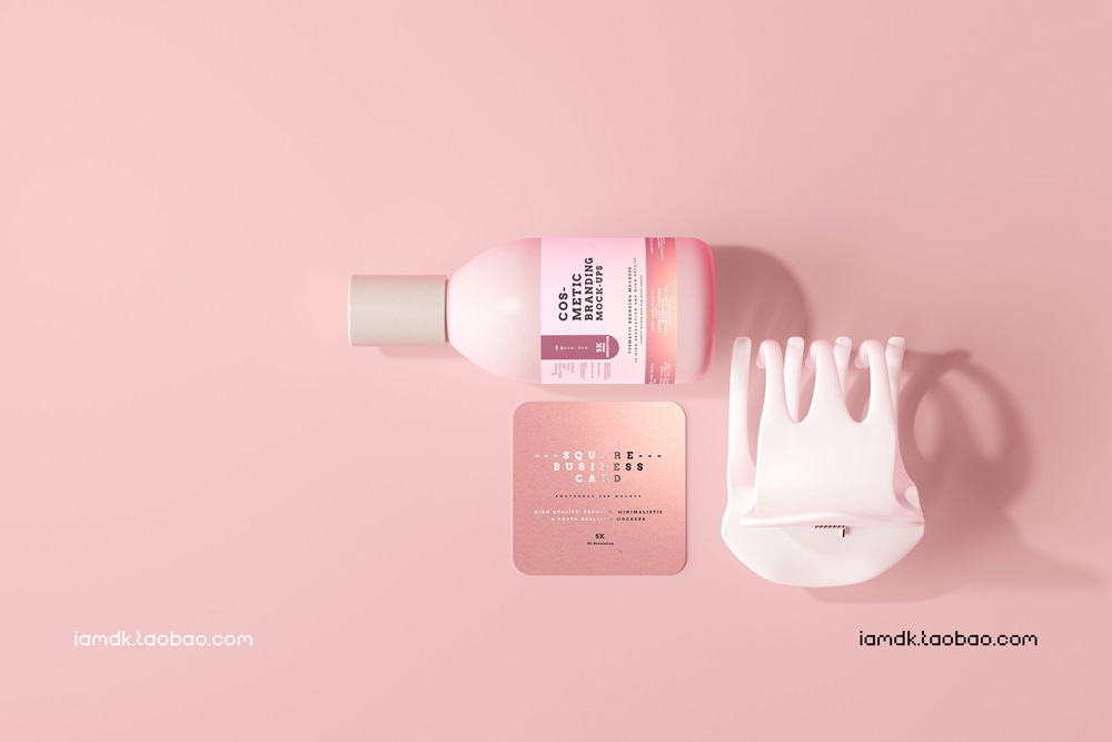 101款化妆品品牌Logo设计名片包装瓶册子展示贴图样机PSD模板 101 Cosmetic Branding Mockup Scenes_img_2