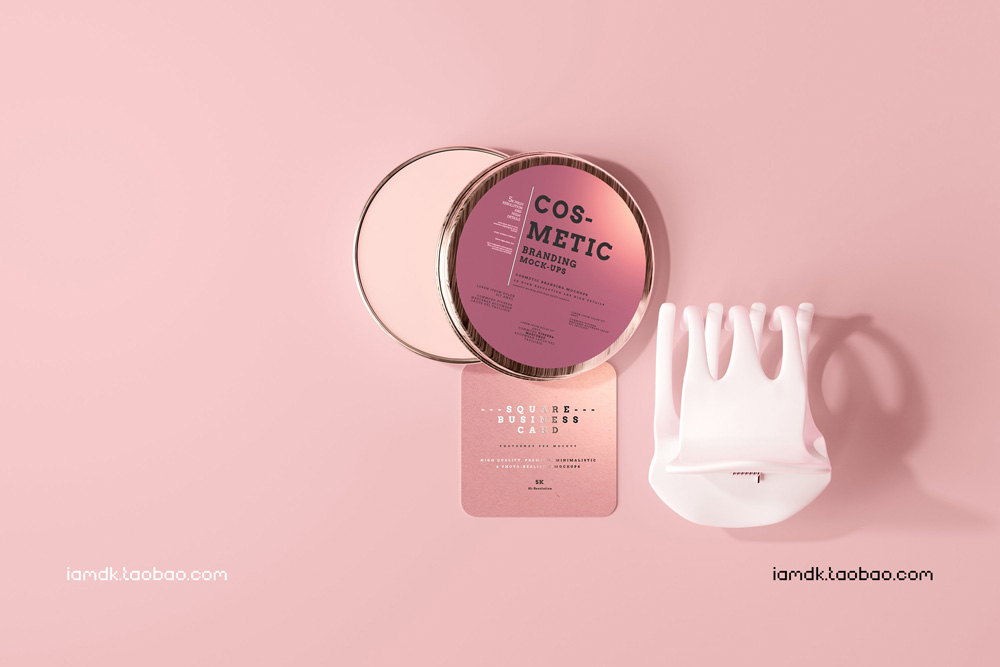 101款化妆品品牌Logo设计名片包装瓶册子展示贴图样机PSD模板 101 Cosmetic Branding Mockup Scenes_img_2