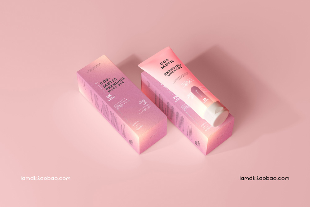 101款化妆品品牌Logo设计名片包装瓶册子展示贴图样机PSD模板 101 Cosmetic Branding Mockup Scenes_img_2