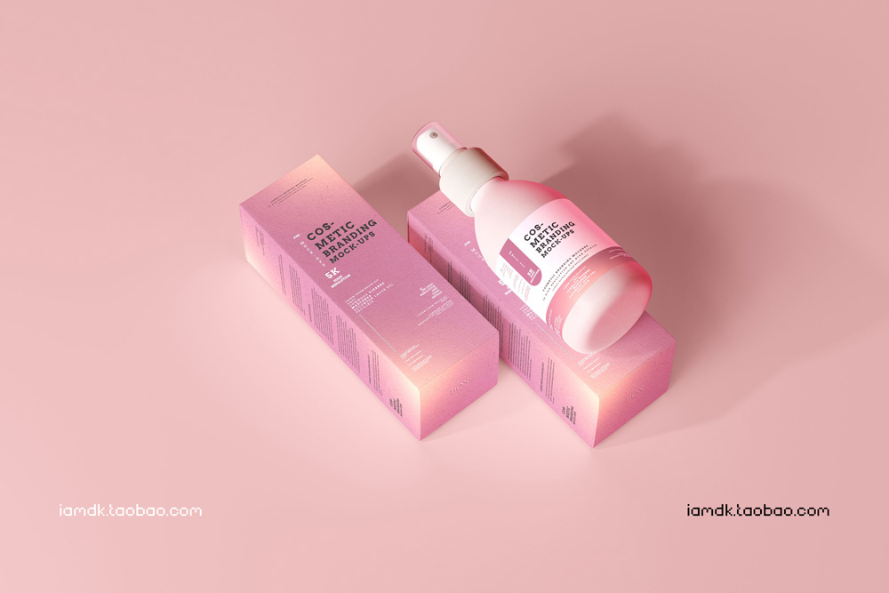 101款化妆品品牌Logo设计名片包装瓶册子展示贴图样机PSD模板 101 Cosmetic Branding Mockup Scenes_img_2