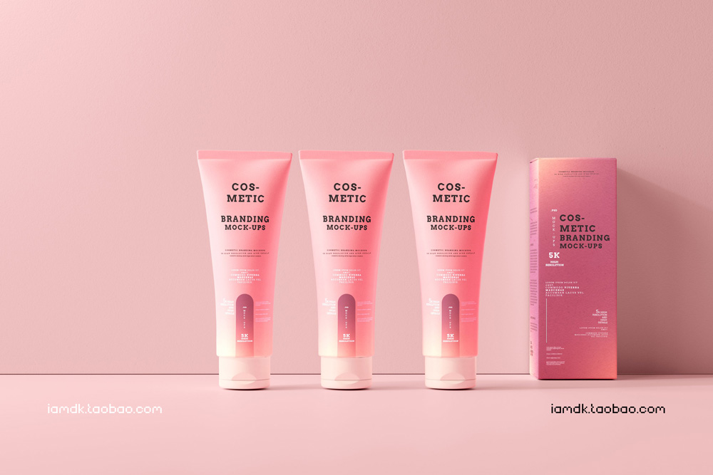 101款化妆品品牌Logo设计名片包装瓶册子展示贴图样机PSD模板 101 Cosmetic Branding Mockup Scenes_img_2