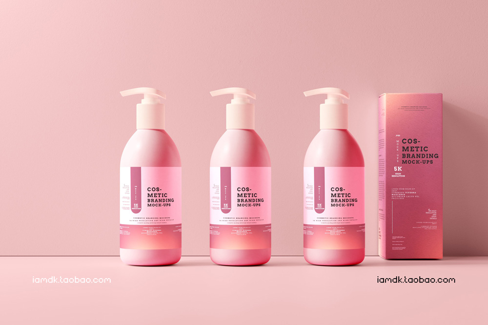 101款化妆品品牌Logo设计名片包装瓶册子展示贴图样机PSD模板 101 Cosmetic Branding Mockup Scenes_img_2