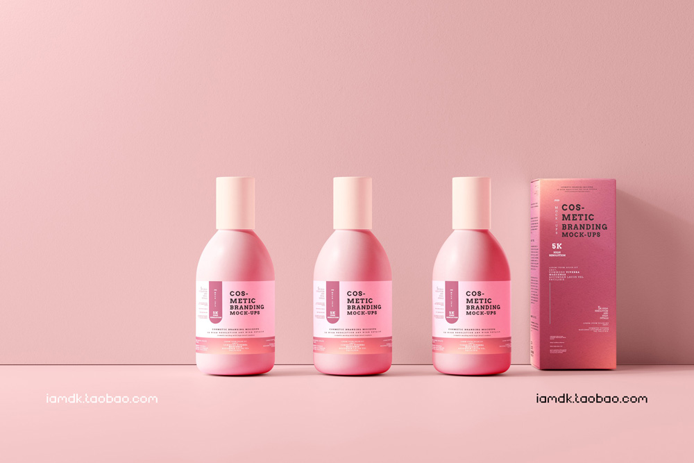 101款化妆品品牌Logo设计名片包装瓶册子展示贴图样机PSD模板 101 Cosmetic Branding Mockup Scenes_img_2