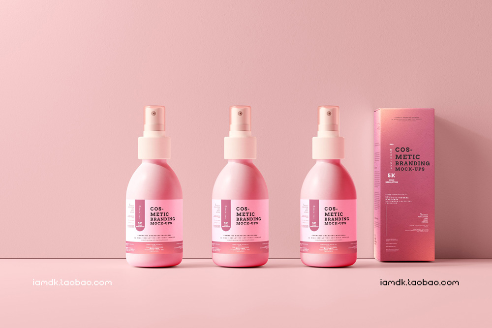 101款化妆品品牌Logo设计名片包装瓶册子展示贴图样机PSD模板 101 Cosmetic Branding Mockup Scenes_img_2