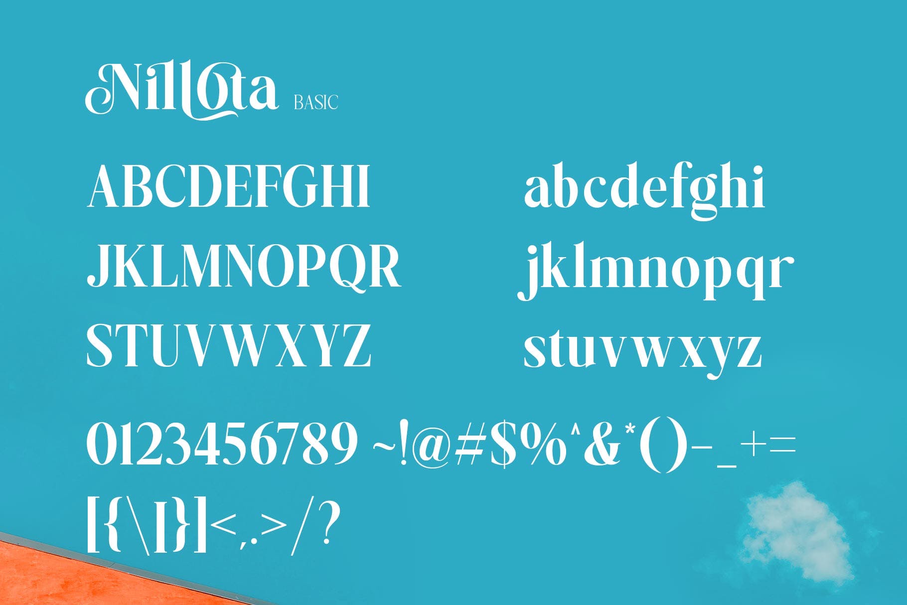 优雅奢华海报婚礼标识设计衬线英文字体 Nilota Typeface_img_2