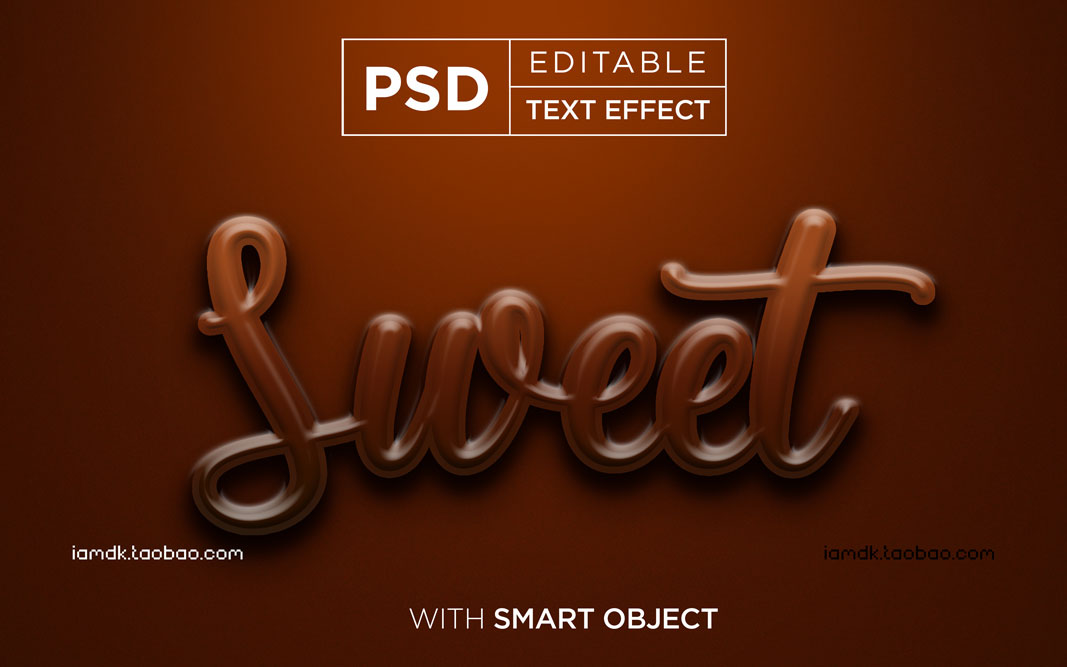 42款3D质感立体标题徽标logo设计ps样机模板素材 Text Effect Vol.176_img_2