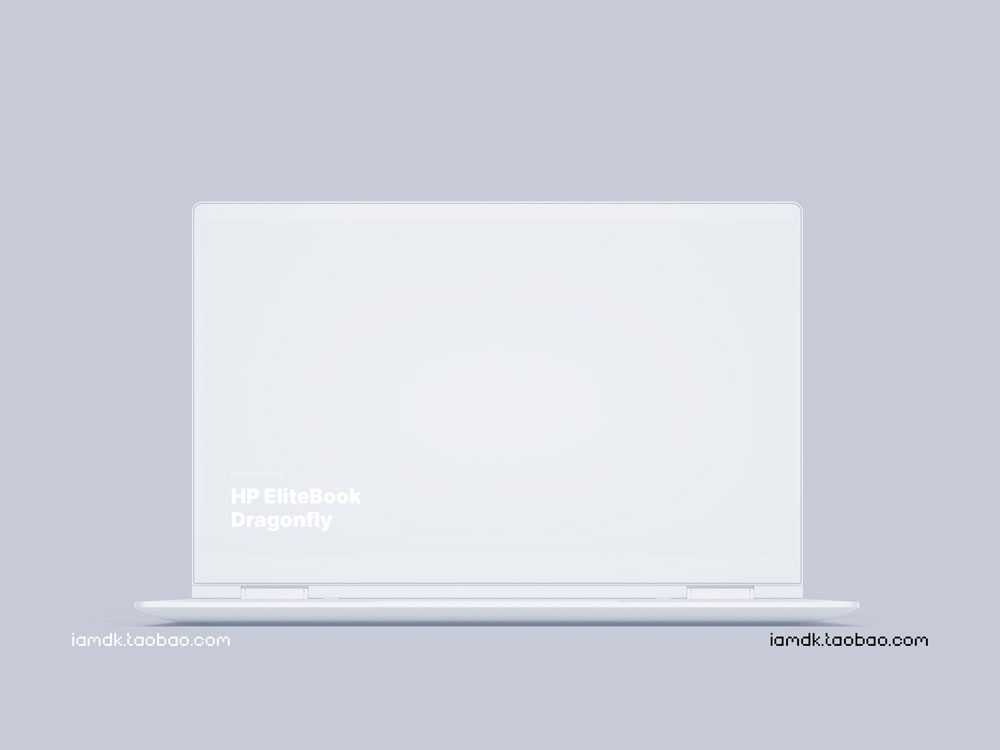 时尚惠普Elitebook笔记本电脑屏幕演示样机模板 HP Elitebook Dragonfly Mockups_img_2