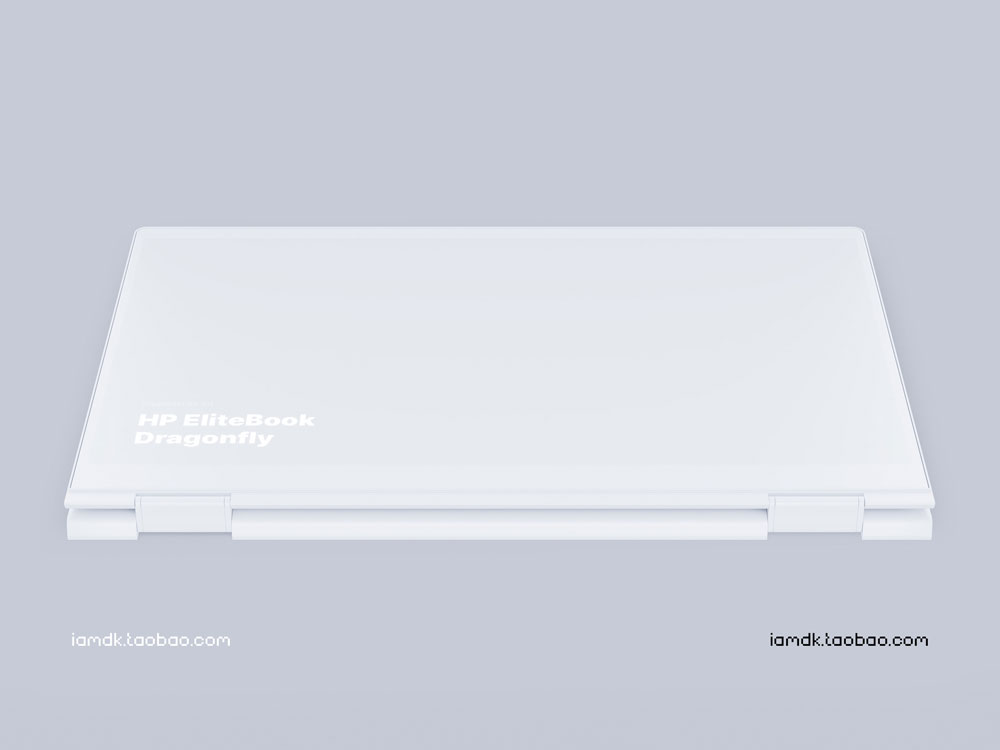 时尚惠普Elitebook笔记本电脑屏幕演示样机模板 HP Elitebook Dragonfly Mockups_img_2