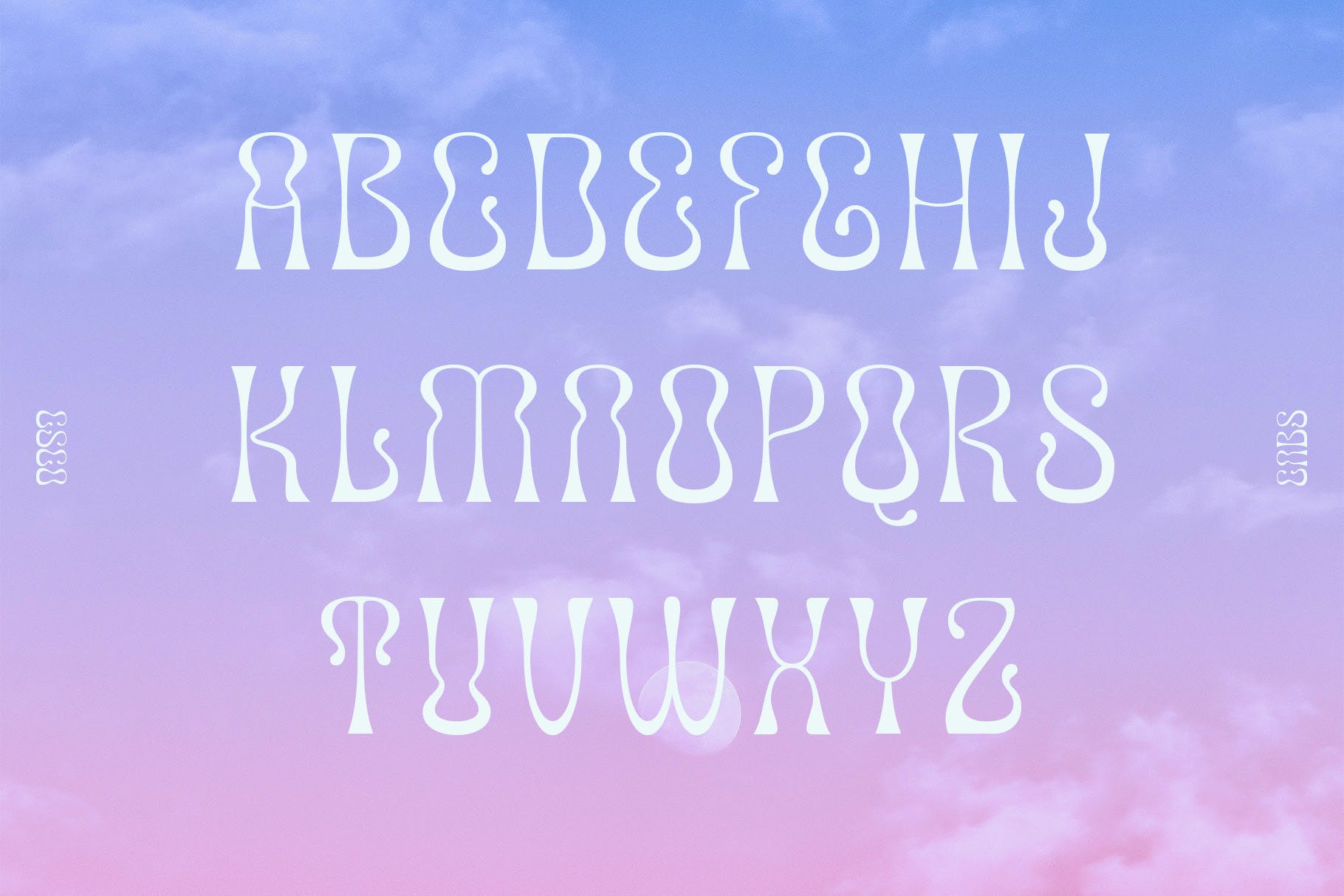 现代复古品牌杂志标识设计装饰性英文字体 Canobis - Psychedelic Typeface_img_2