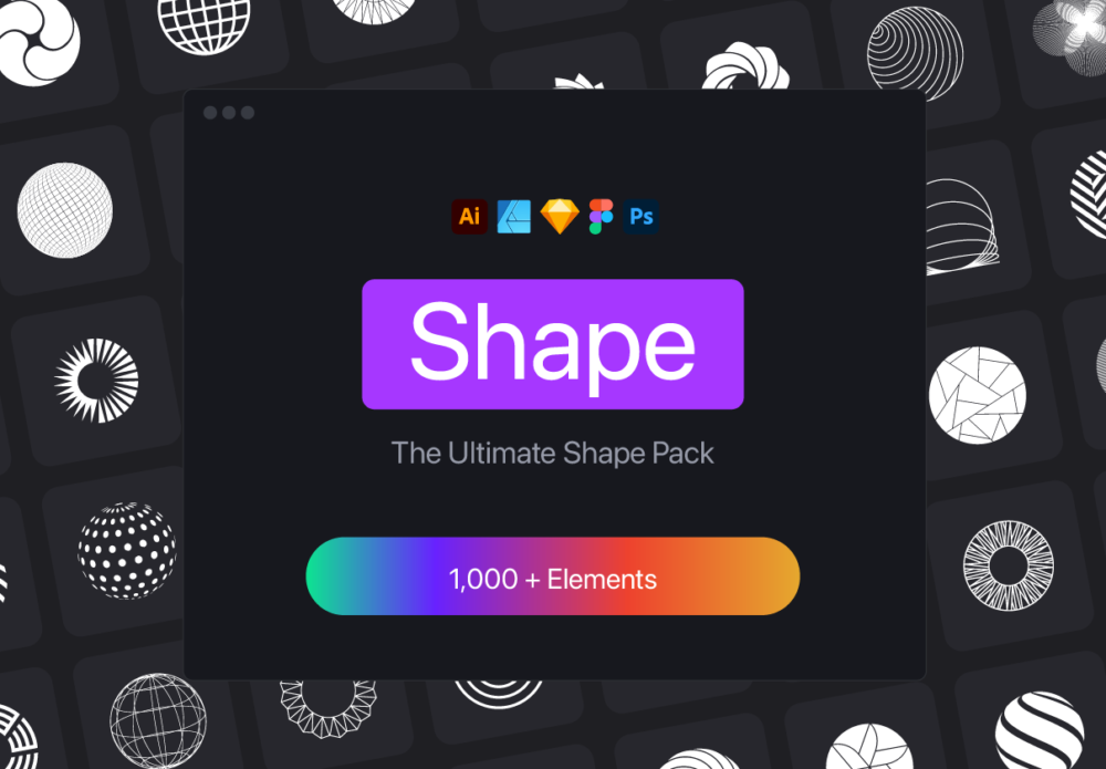 1000+时尚几何标志Logo图标矢量设计素材 Logo Shape Pack_img_2