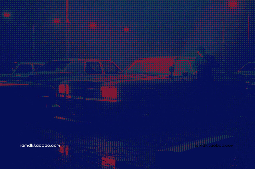 潮流复古半调活版印刷效果照片处理特效PS样式模板 Acid Halftone Photo Effect_img_2