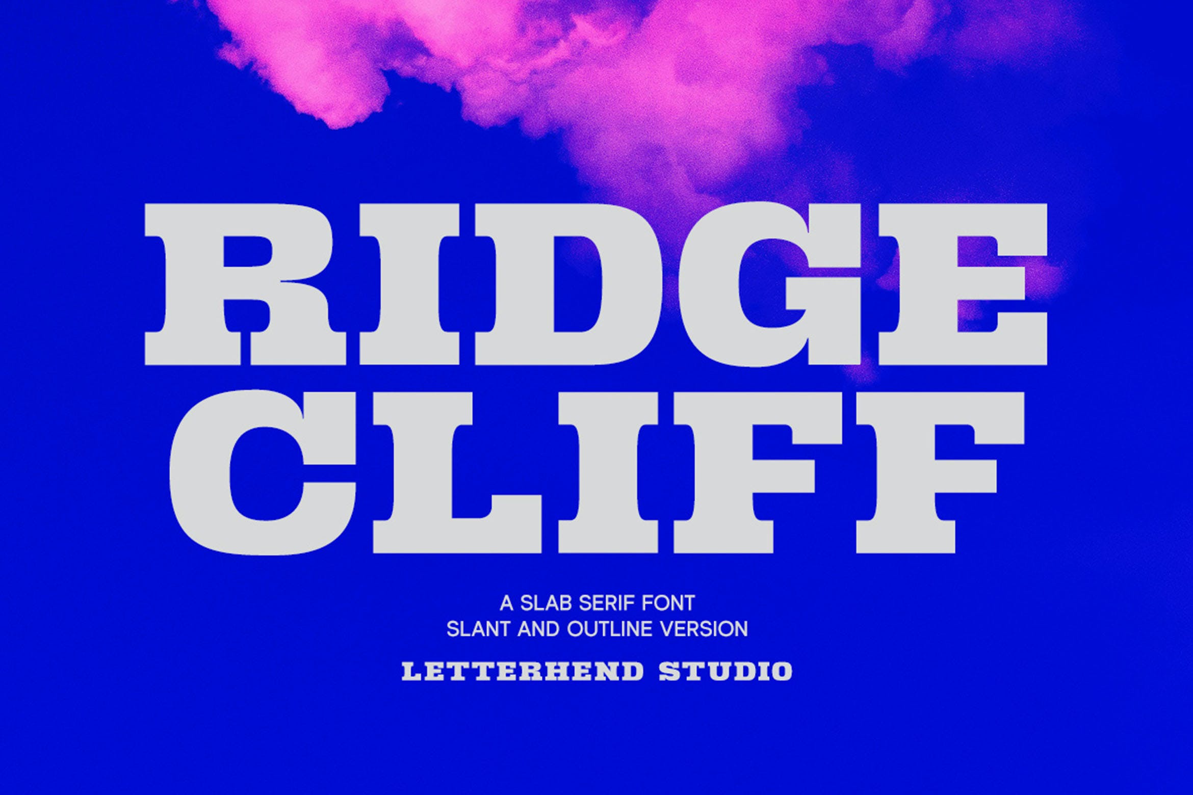 时尚杂志包装徽标logo设计衬线英文字体 Ridge Cliff_img_2