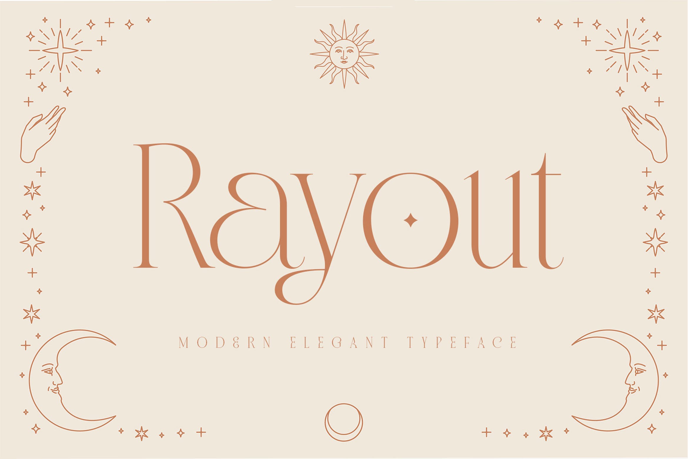 现代品牌包装徽标logo设计衬线英文字体 Rayout_img_2