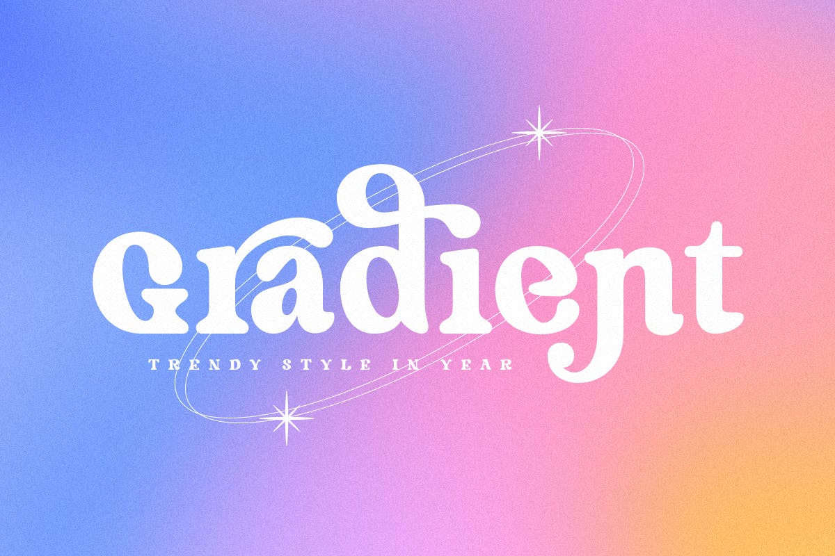 现代复古杂志海报徽标logo设计衬线英文字体 Rainbow - Modern Vintage Font_img_2