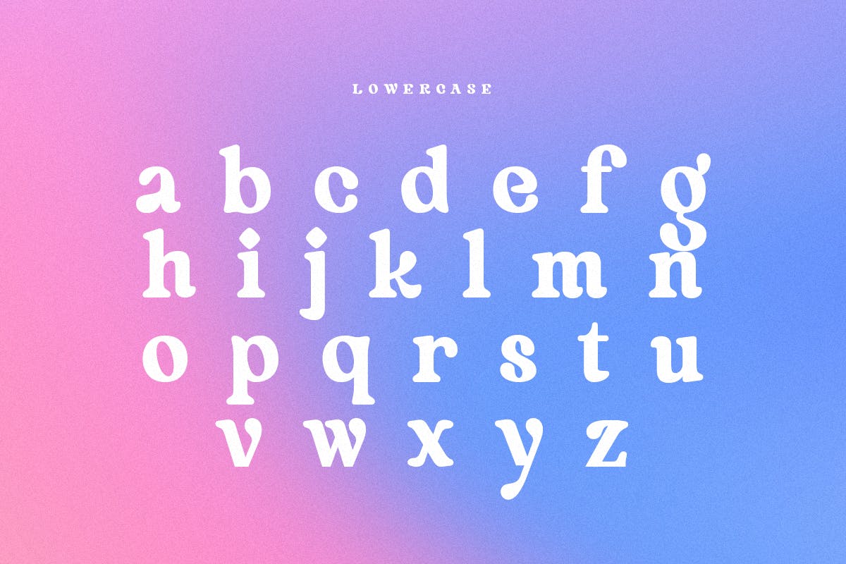 现代复古杂志海报徽标logo设计衬线英文字体 Rainbow - Modern Vintage Font_img_2