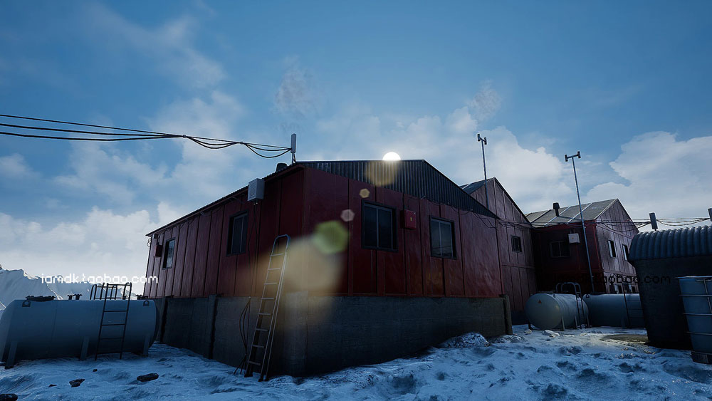 UE模型 高质量北极南极科考站冰山环境场景素材 Unreal Engine – Arctic Base_img_2